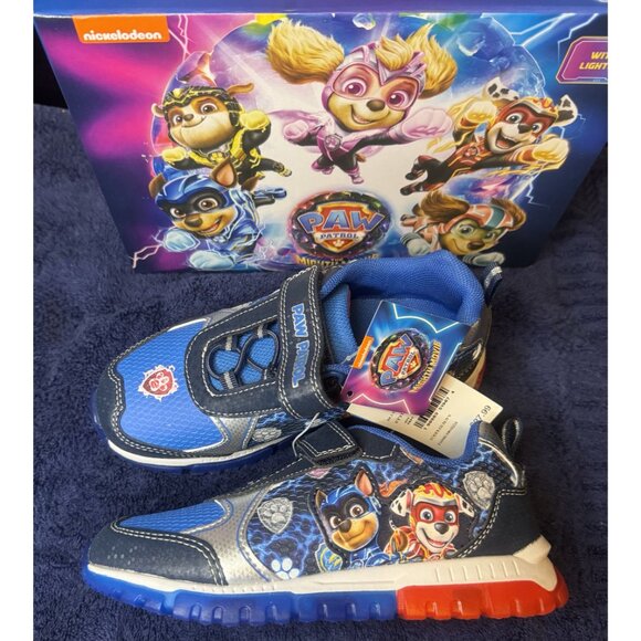 Nickelodeon Paw Patrol Kids Light-Up Sneakers Size 1 With Box - Picture 4 of 5